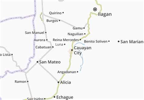 cauayan city map|MICHELIN Cauayan City map .
